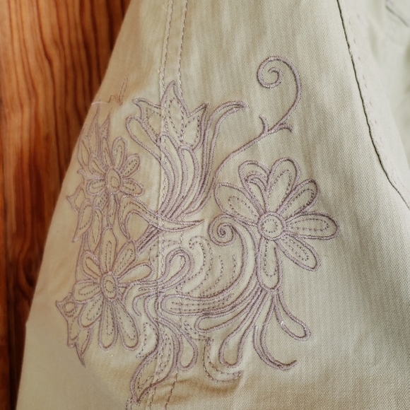 Kuhl Dry Stretch 6 Olive Green Embroidered EUC 20" - Picture 3 of 6